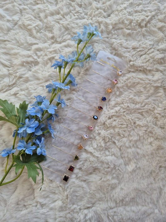 Elegant Crystal Scarf & Lapel Pin Set – 12 Piece Multi-Color Collection
