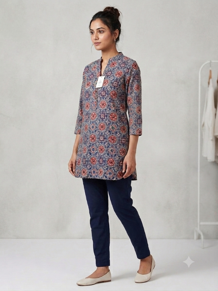 Jaipuri Short Single Kurti
