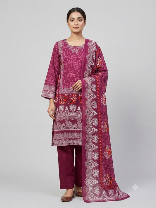 Pakistani style 3-Piece Suit
