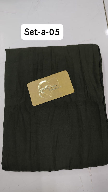 Modal Cotton Hijab Set-A