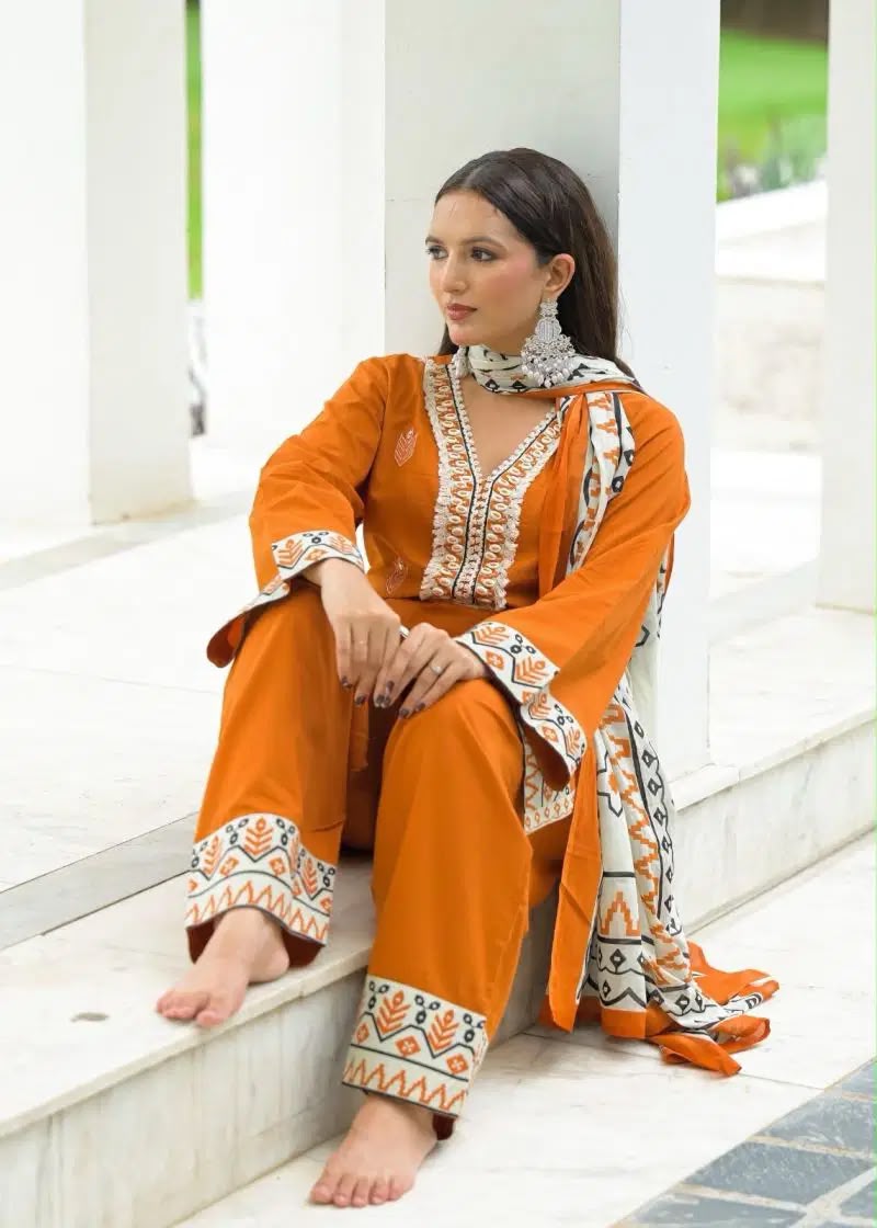 Farshi Shalwar 3-Piece Suit
