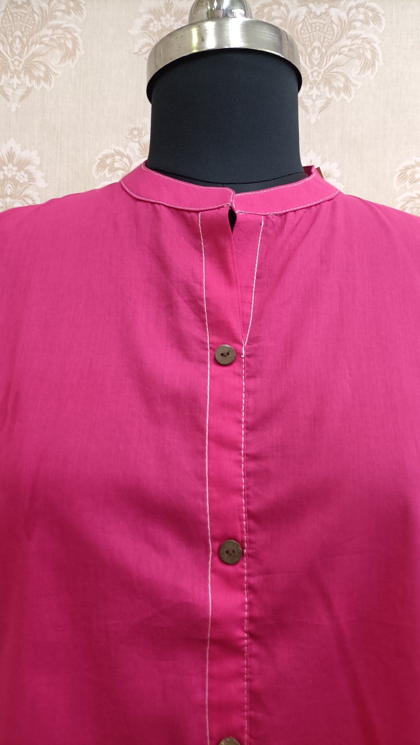 Cotton tunic pink