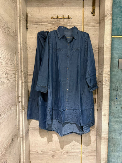 Longline Denim Cord set