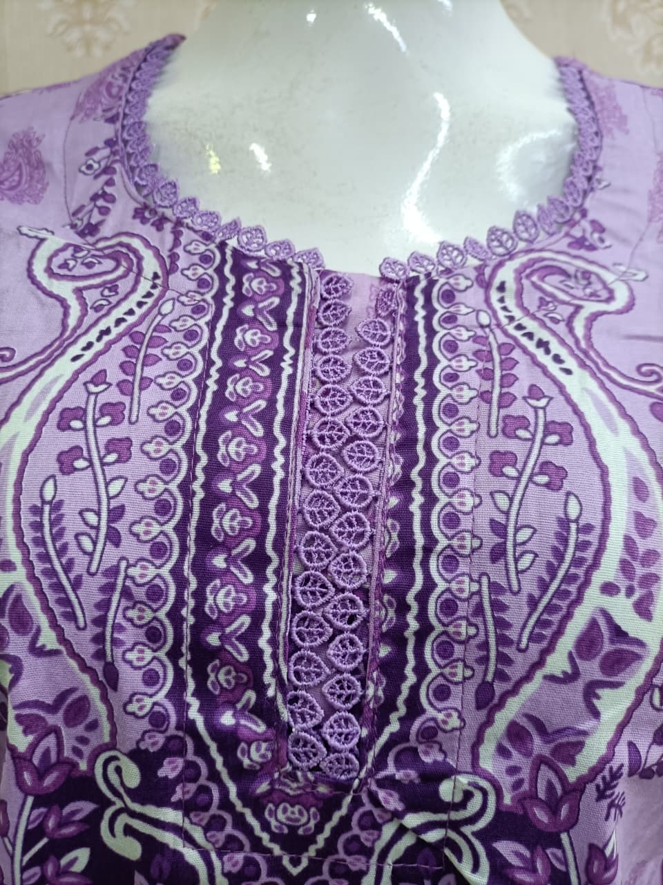 Iman Pakistani dress purple