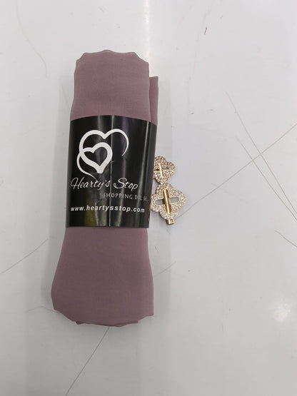 Premium Old Rose Chiffon Hijab