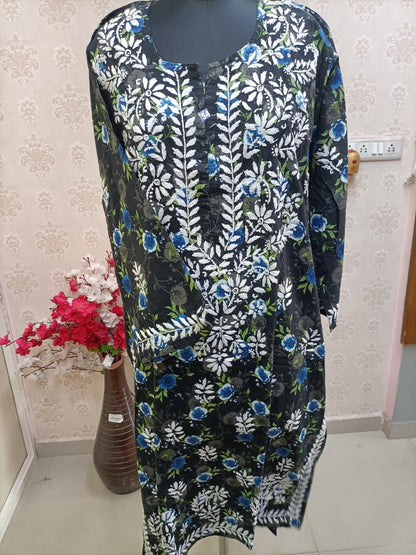 Ruzain Lucknowi Plus size kurti