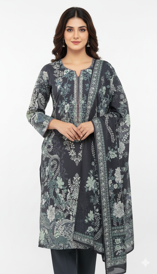 Pakistani dress black