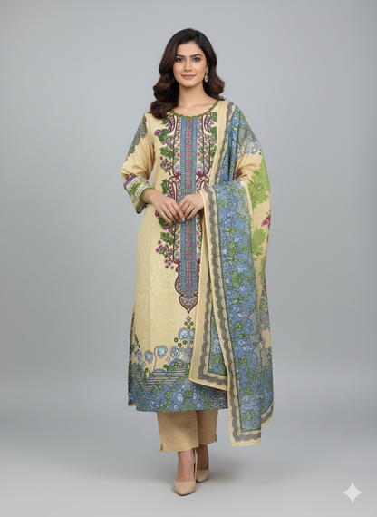 pakistani dress yellow