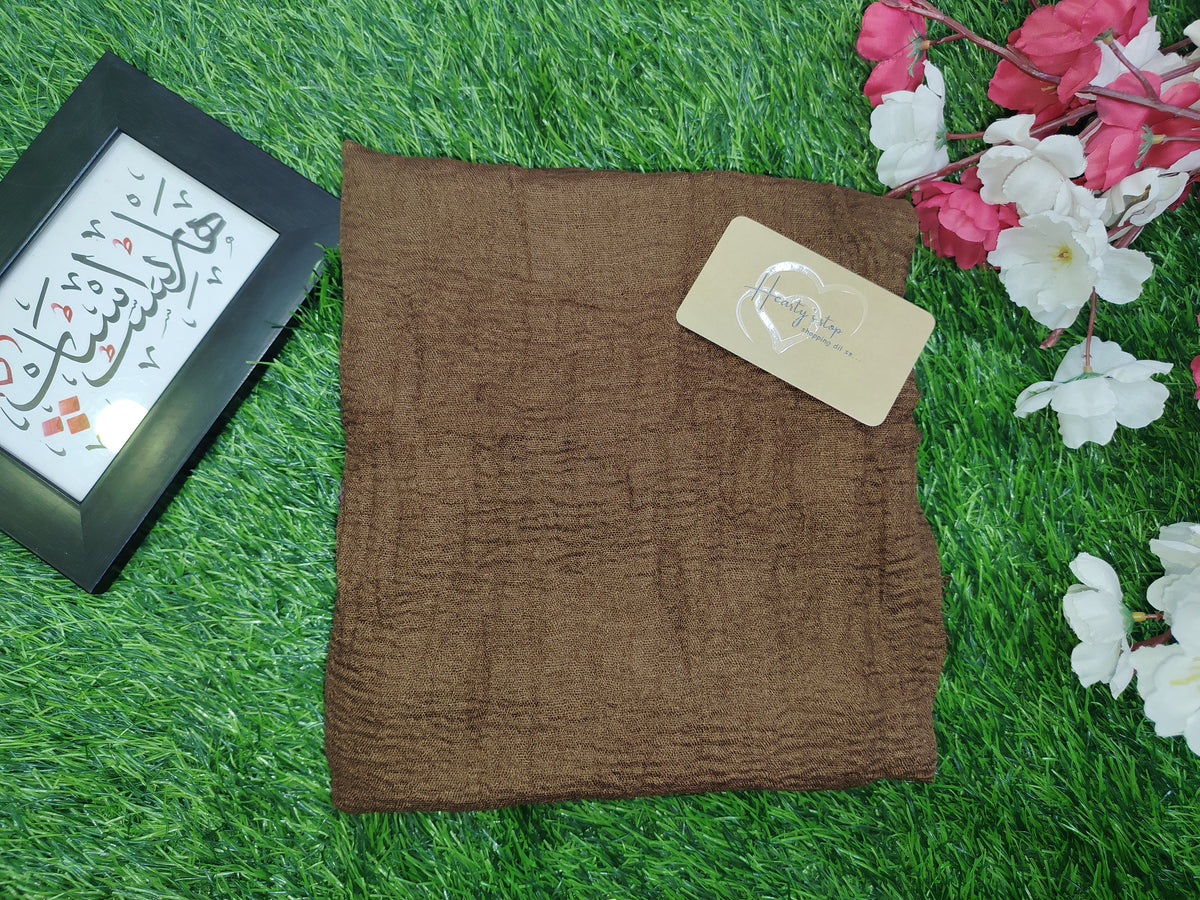 Crinckle cotton hijab