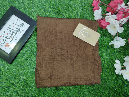 Crinckle cotton hijab