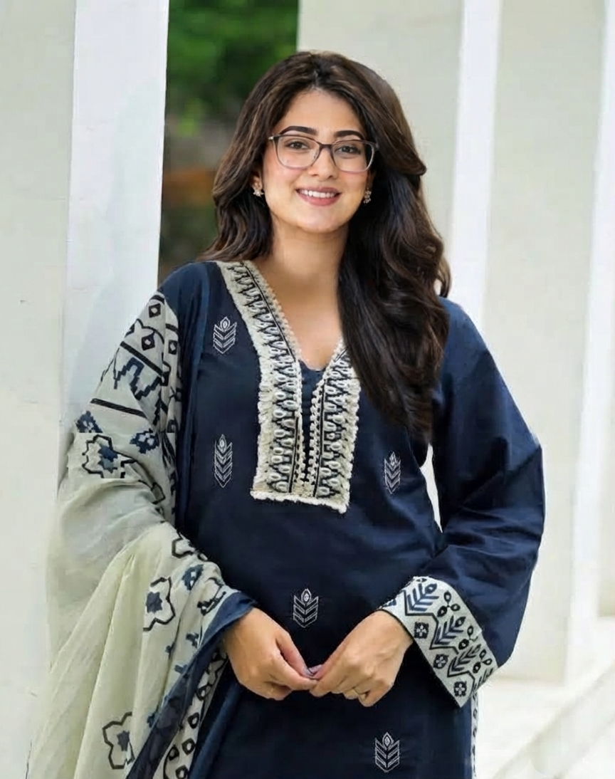Farshi Shalwar 3 Pcs Suit