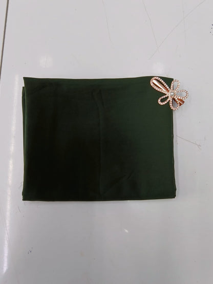 Premium Hunter Green Chiffon Hijab