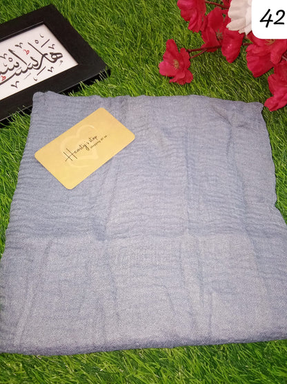 Crinckle cotton hijab