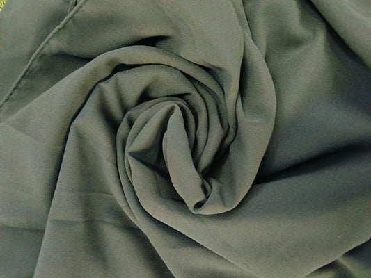 Premium Moss Green Georgette Chiffon Hijab