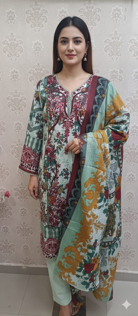 Pakistani Style 3-pieces suit set