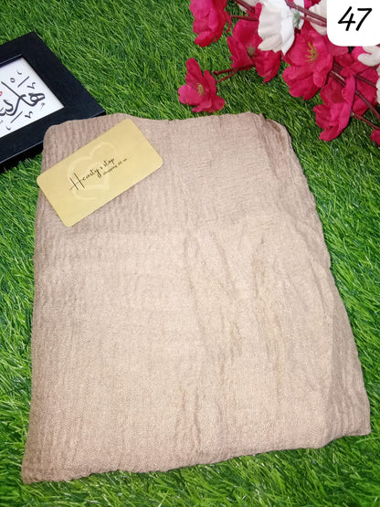 Crinckle cotton hijab