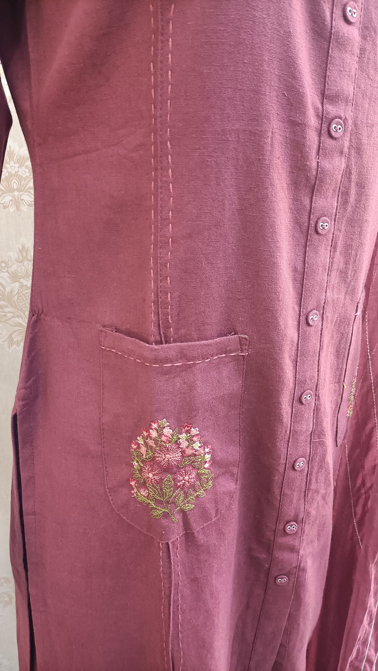 Sofiya Floral Embroidered Kurta pent Set