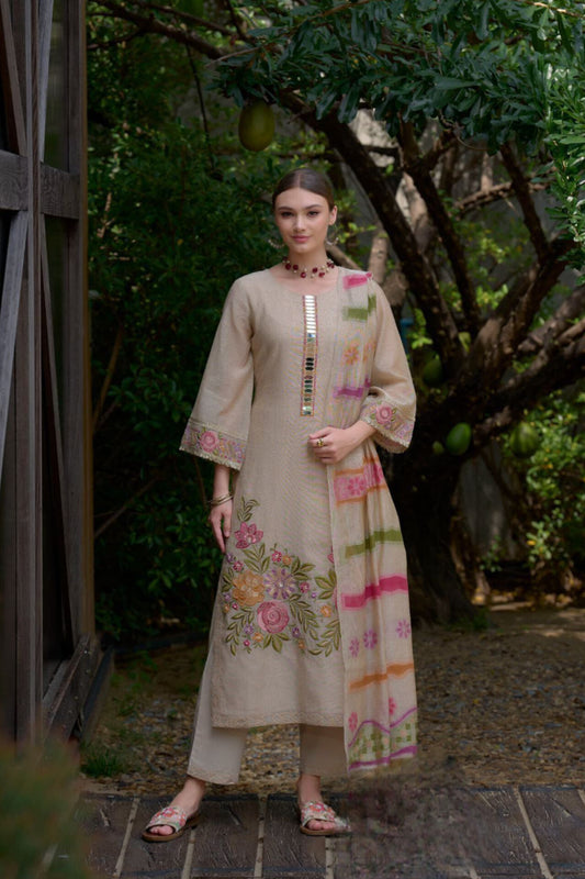 Khadi 3-pieces suit