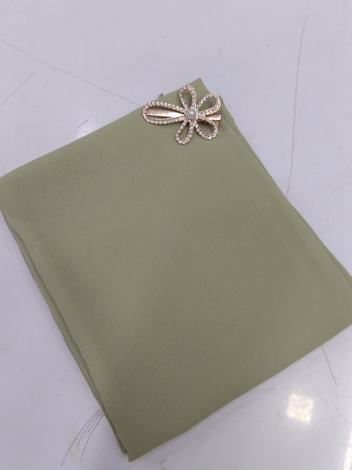 Premium Sea Grass Chiffon Hijab