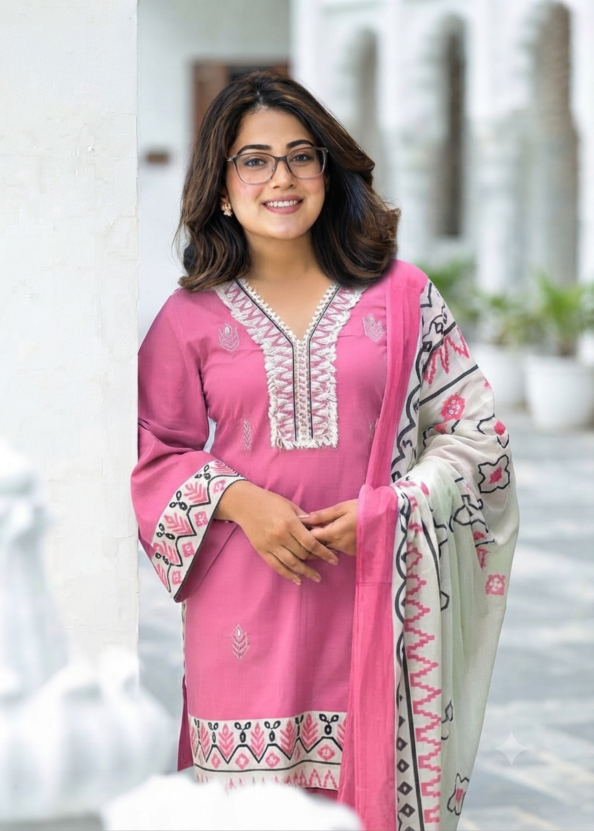 Farshi Shalwar 3 Pcs Suit