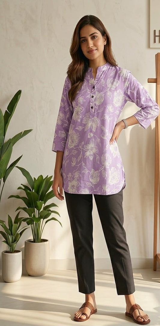 Jaipuri Short Single Kurti