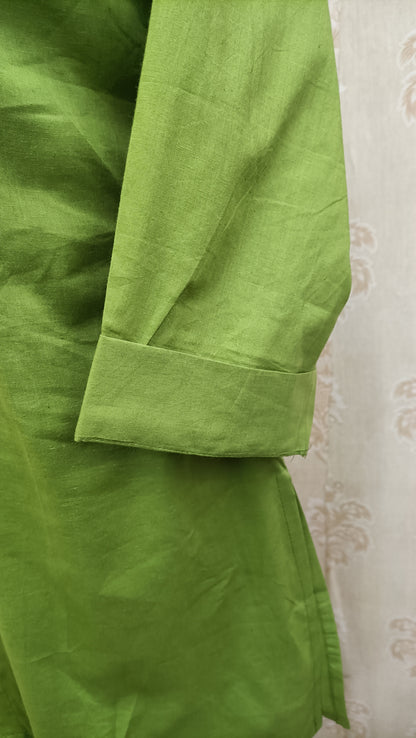 Cotton tunic green