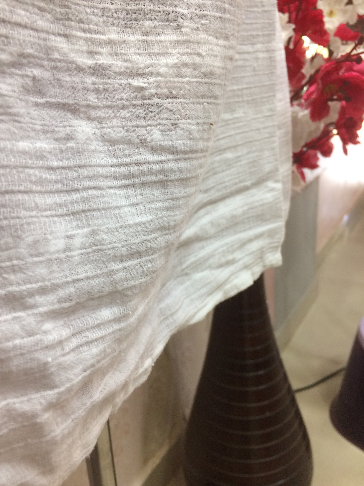 Pure White Cotton Tunic Kurta