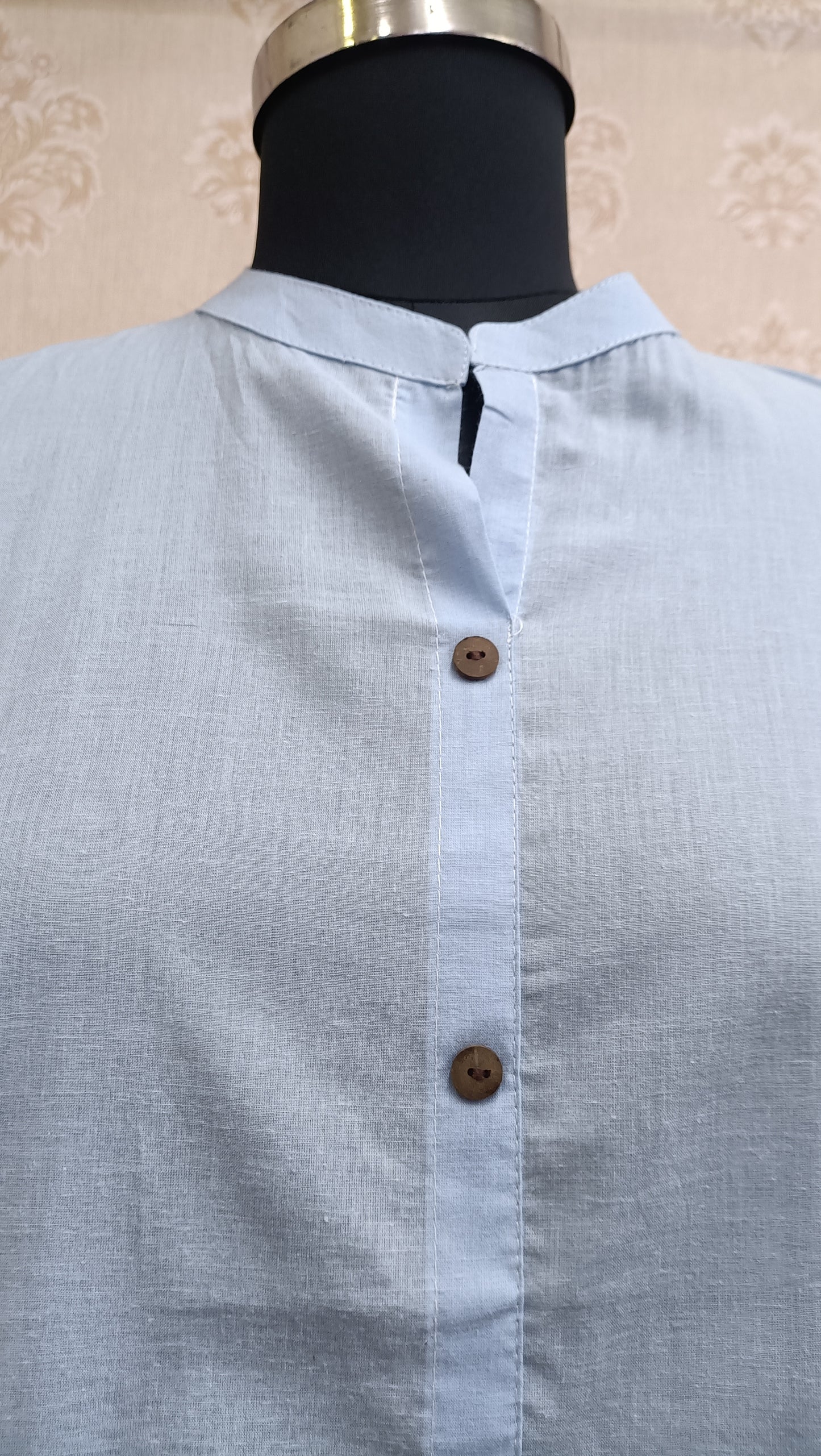 Cotton tunic sky blue