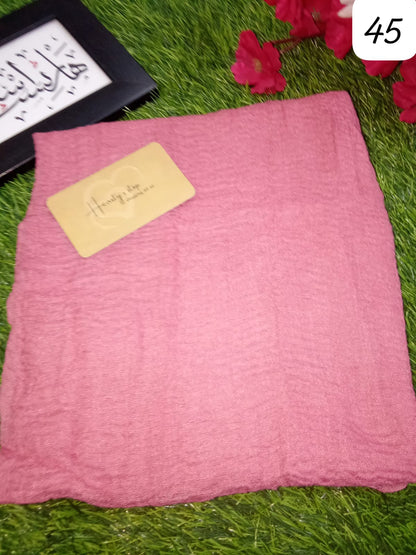 Crinckle cotton hijab