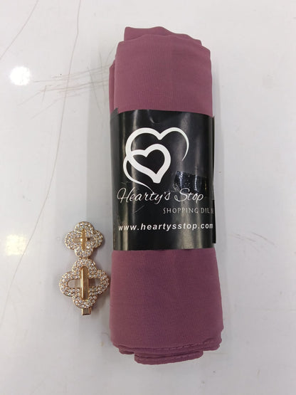 Premium Raisin Purple Chiffon Hijab