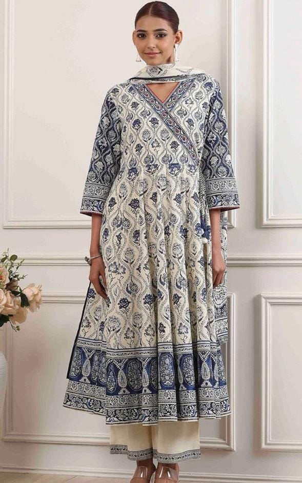 Biba Anarkali 3-Piece set