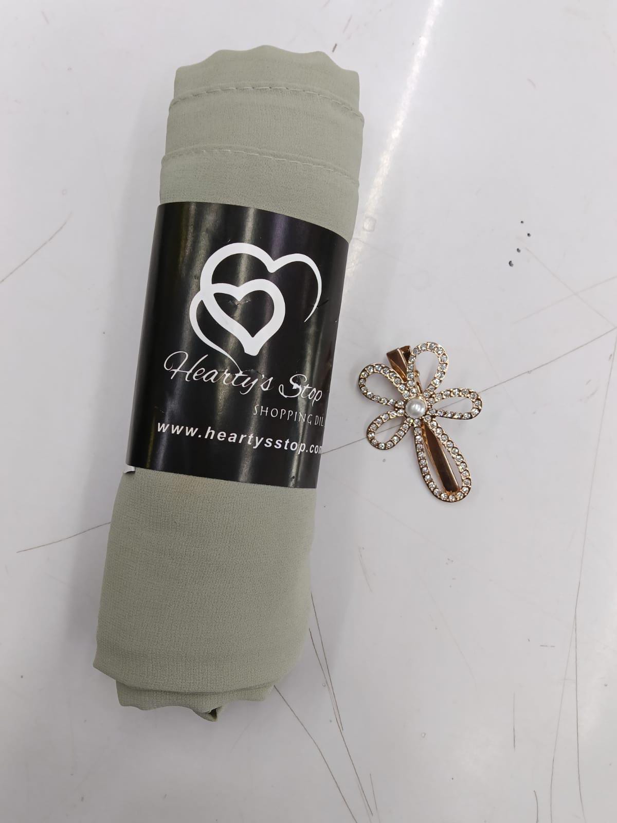 Premium Pistachio Green Chiffon Hijab
