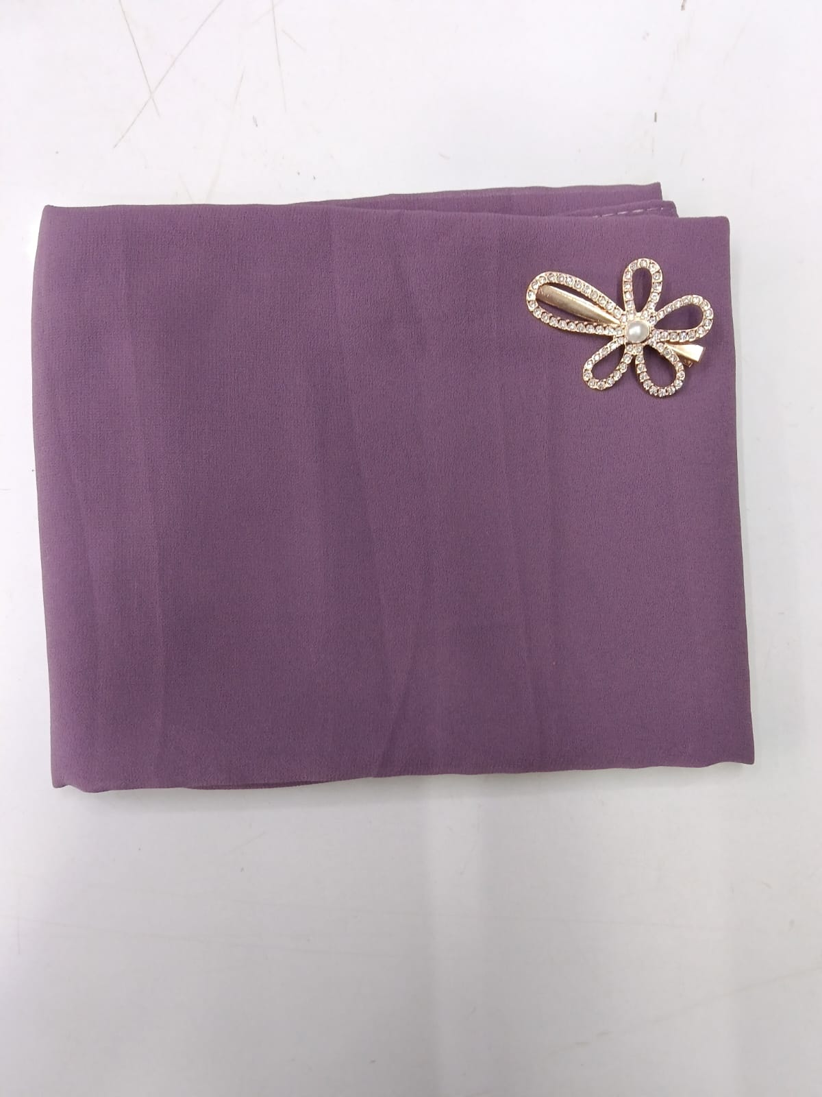 Premium Muted Purple Chiffon Hijab