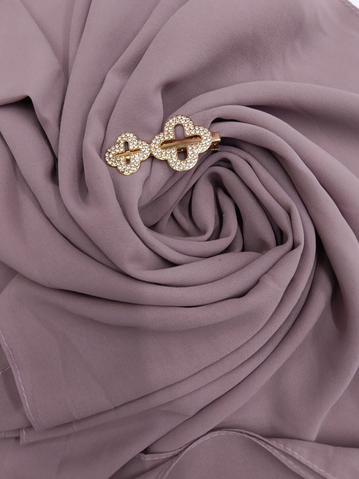 Premium Old Rose Chiffon Hijab