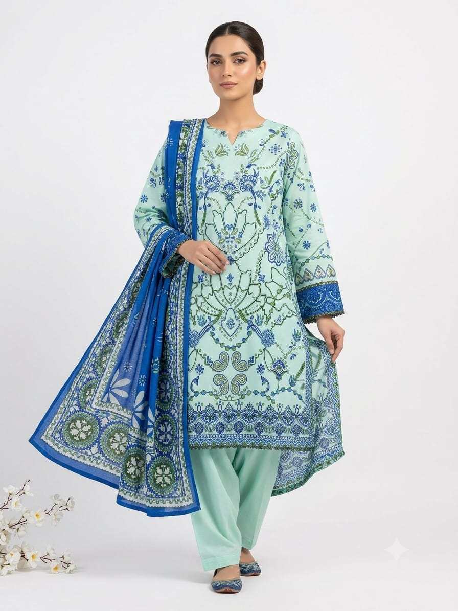 Pakistani style 3-Piece Suit