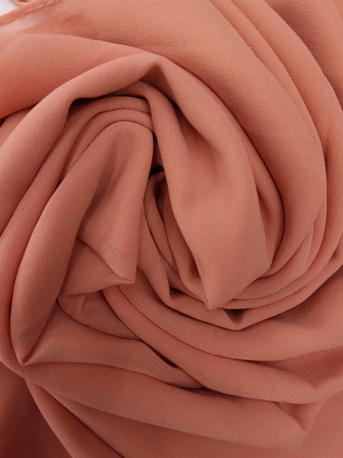 Premium Canyon Orange Chiffon Hijab