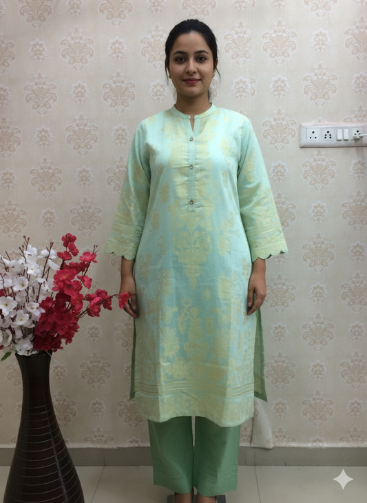 Saphron 2 pcs set pista green