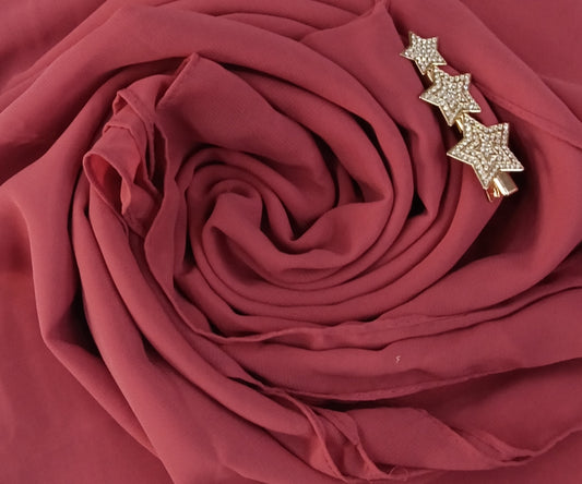 Premium Canyon Rose Chiffon Hijab