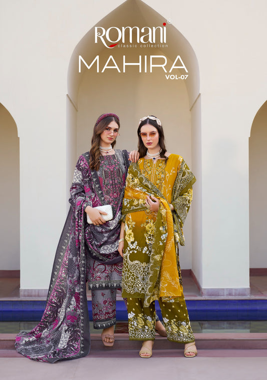 Unstitched Romani mahira vol.7