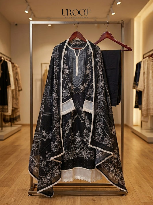 Urooj Pakistani style 3-Piece Suit