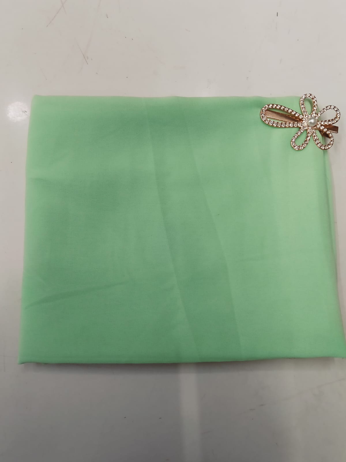 Premium Mint green Chiffon Hijab