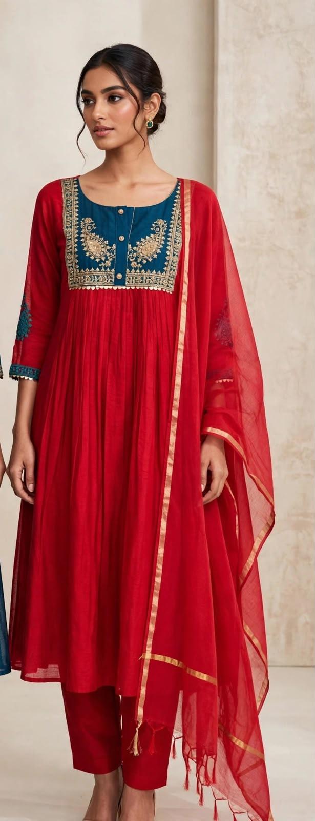 Anarkali 3-Piece Set