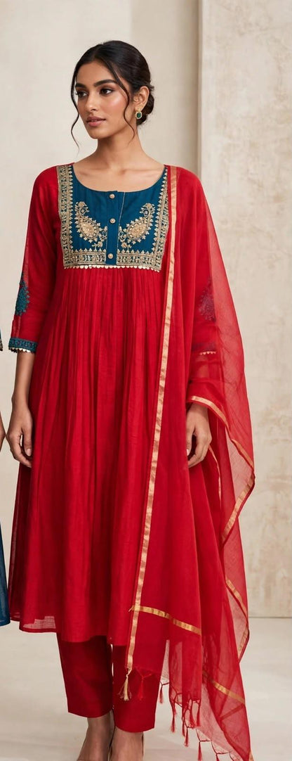 Anarkali 3-Piece Set