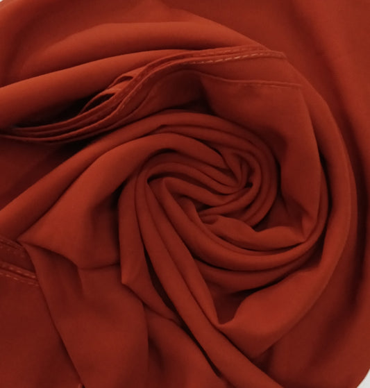 Premium Spice Orenge Chiffon Hijab