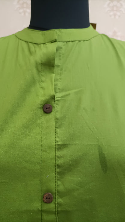 Cotton tunic green