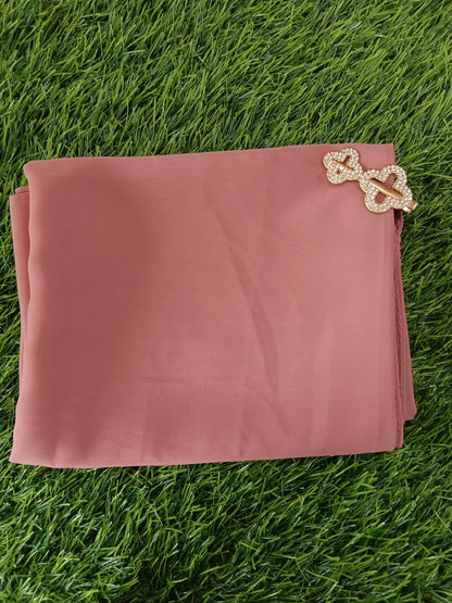 Premium Rose Pink Chiffon Hijab