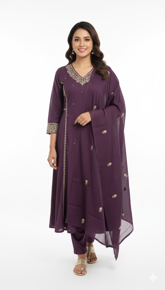 Neha Embroidered Kurta pent Set