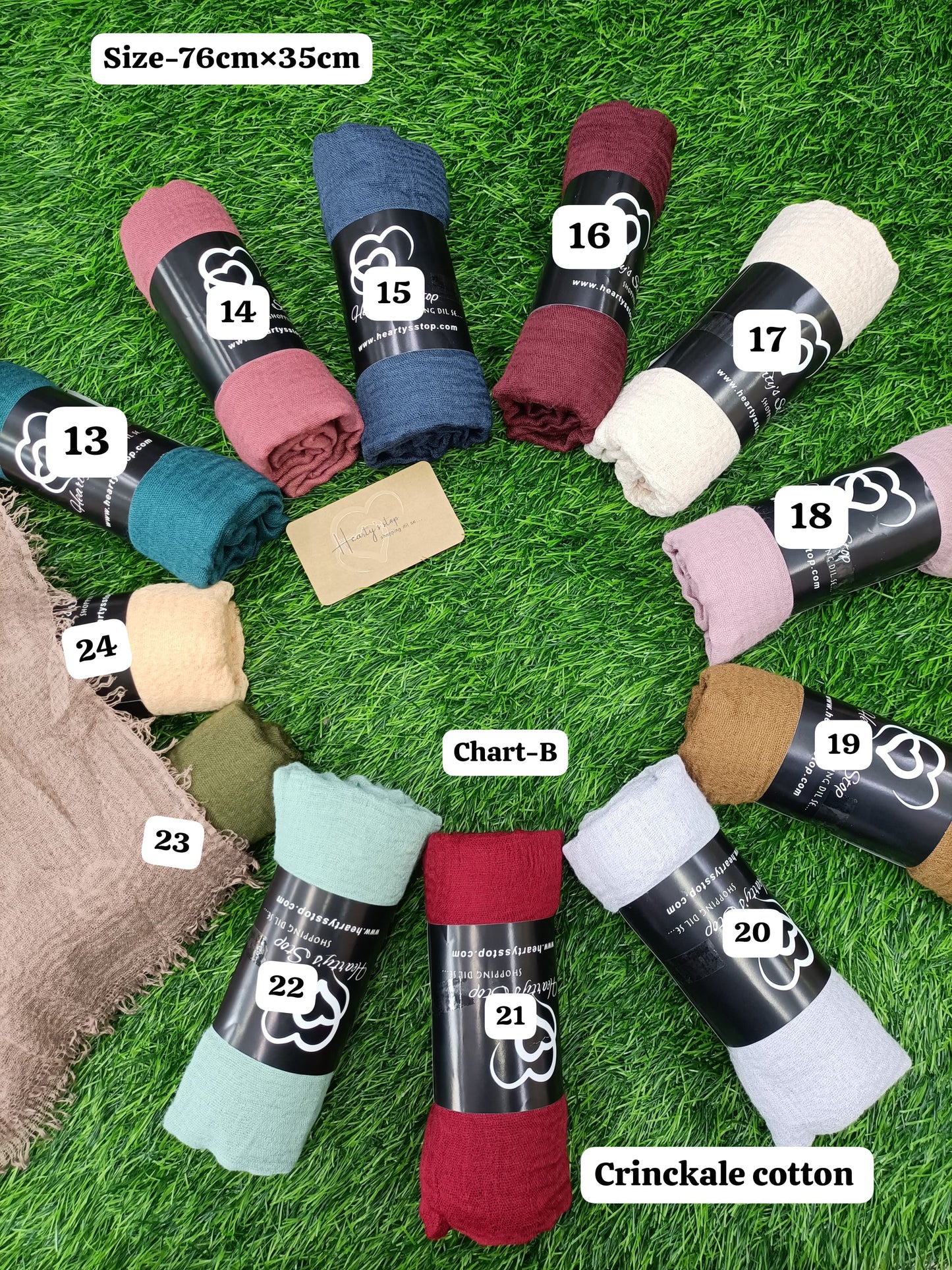 Crinckle cotton hijab