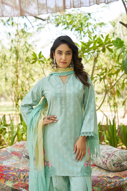 Pista green farshi shalwar