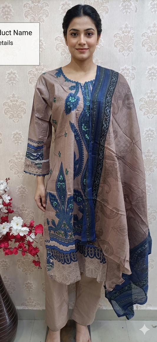 Zoha Pakistani Style Suit 3 Piece